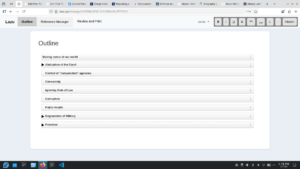 Coded Memories: A Screenshot of the author's Lazu web app for recording notes