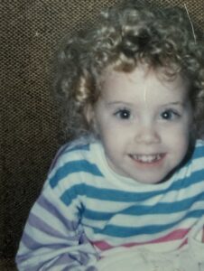 Charity as a child, survivor of child sexual abuse