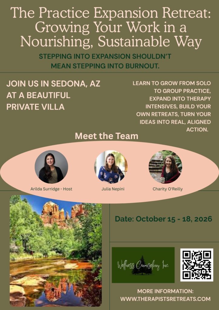 Practice Expansion Retreat- Therapy Intensives